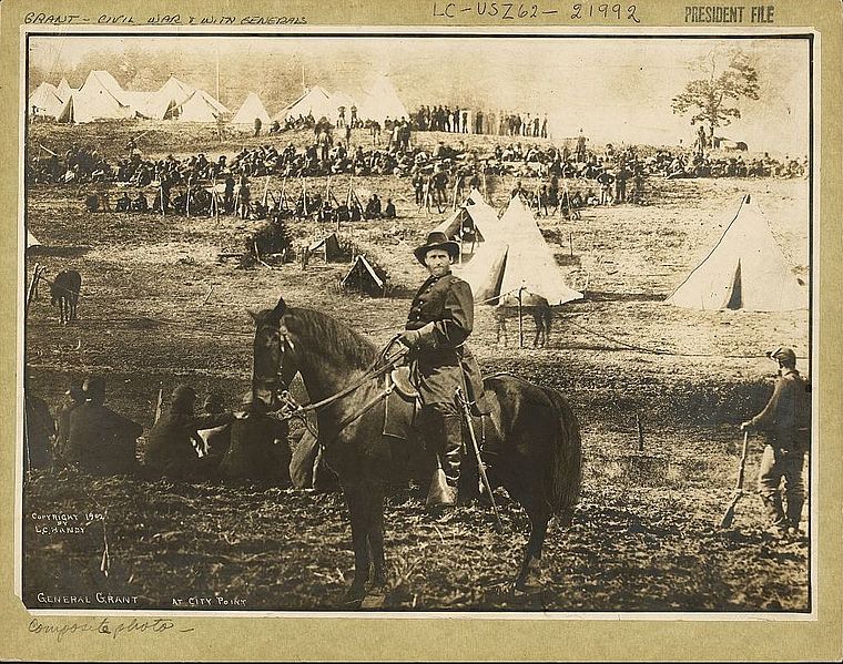 Picture of Ulysses S. Grant on horseback - for An Overlooked Success