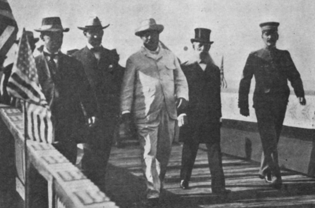 President Theodore Roosevelt in Ponce, Puerto Rico 1906. 