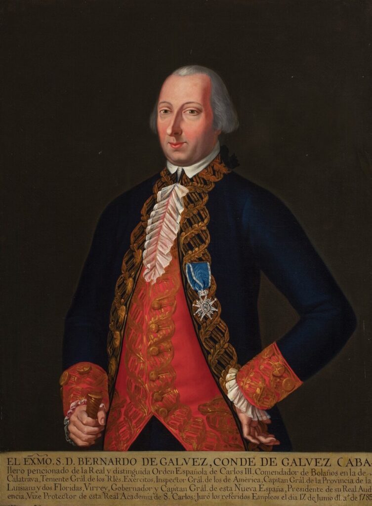 Bernardo de Gálvez, portrait
