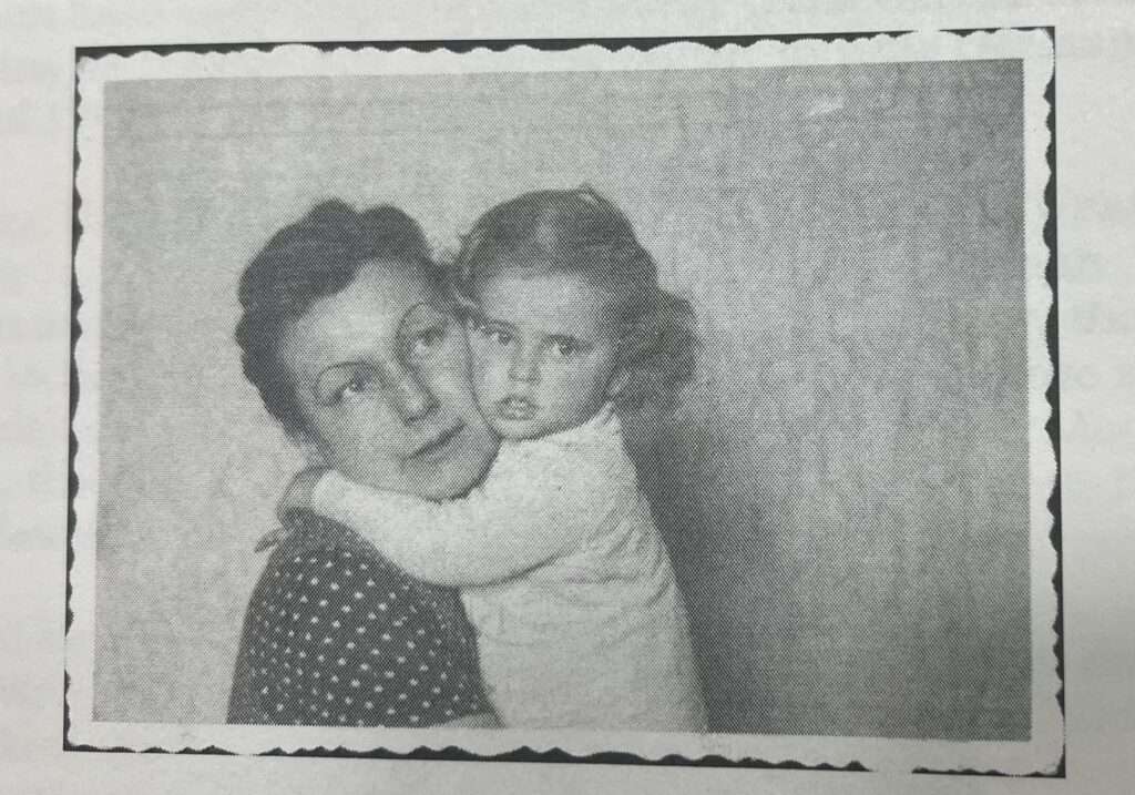 Janik with her adoptive mother Zosia