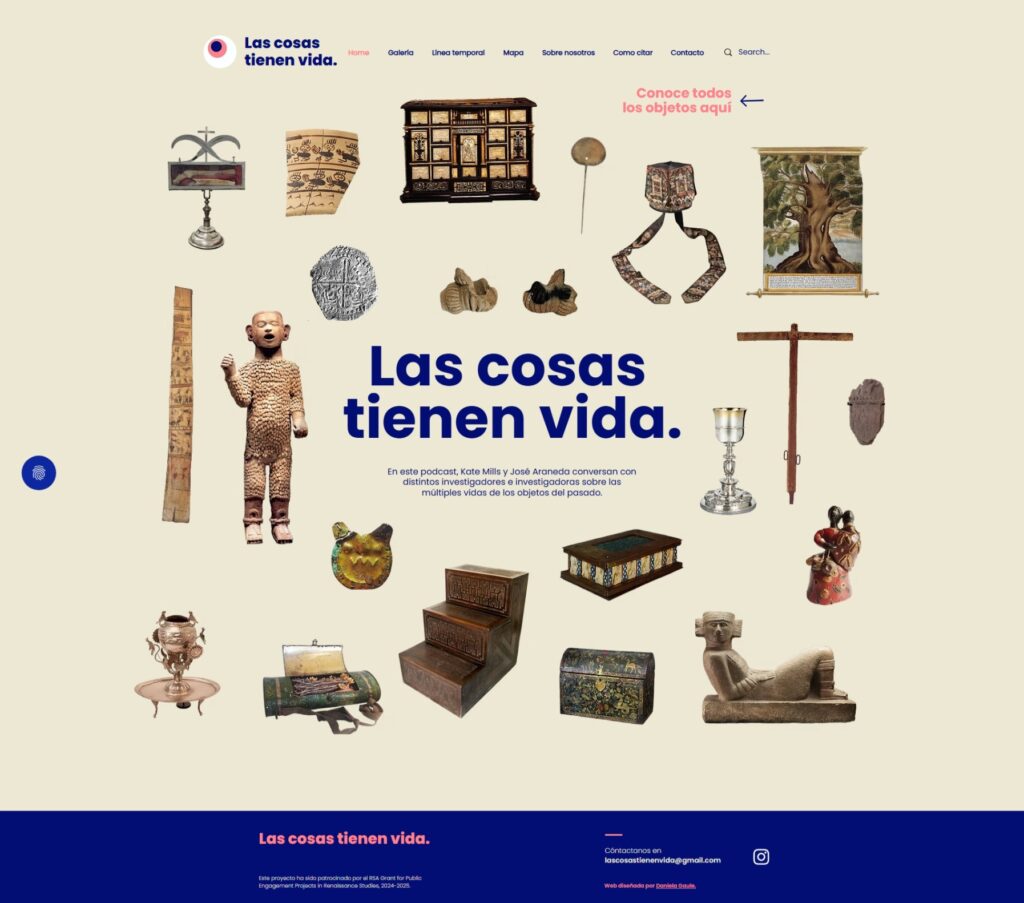 Las cosas tienen vida página web