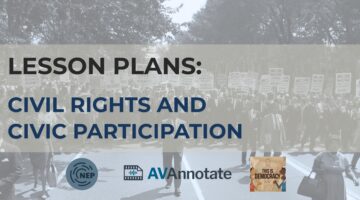 lesson plans: civil rights and civic participation