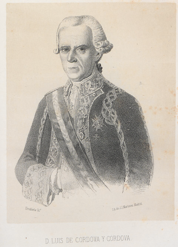 Portrait of Luis de Córdova y Córdova. 