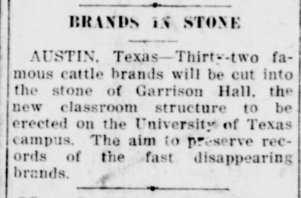 “Saving the Longhorn,” Mt. Pleasant Pyramid, October 15, 1926 (right). 