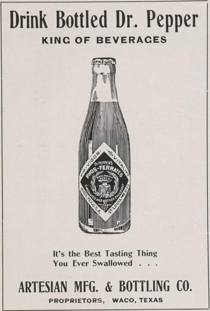 Ad in The Horned Frog (1906), Waco, TX