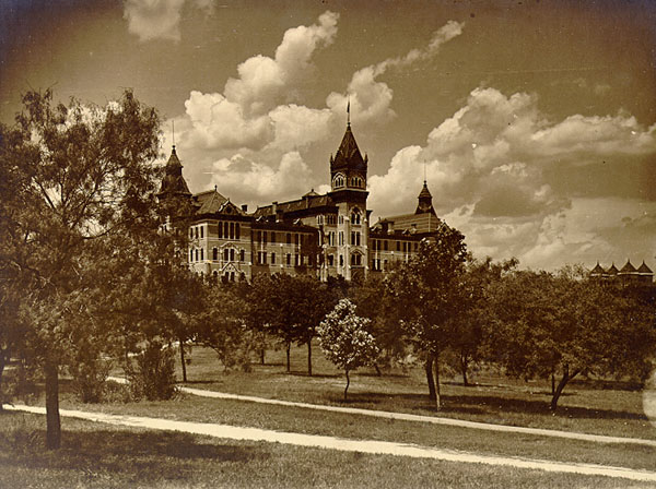 The Old Main Building at The University of Texas at Austin in 1903