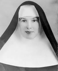 Black and white headshot of Sister Michael Edwards O'Byrne