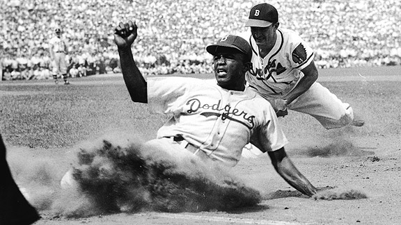 nytsem on X: #MLBATHOME : Let's Here It For #42: Jackie Robinson